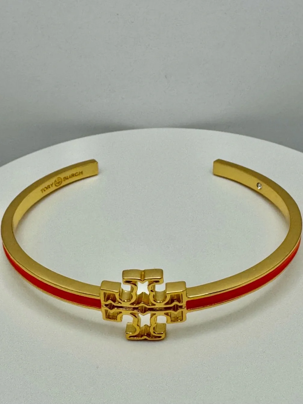 Tory Burch Britten Logo Cuff Bracelet 🍊